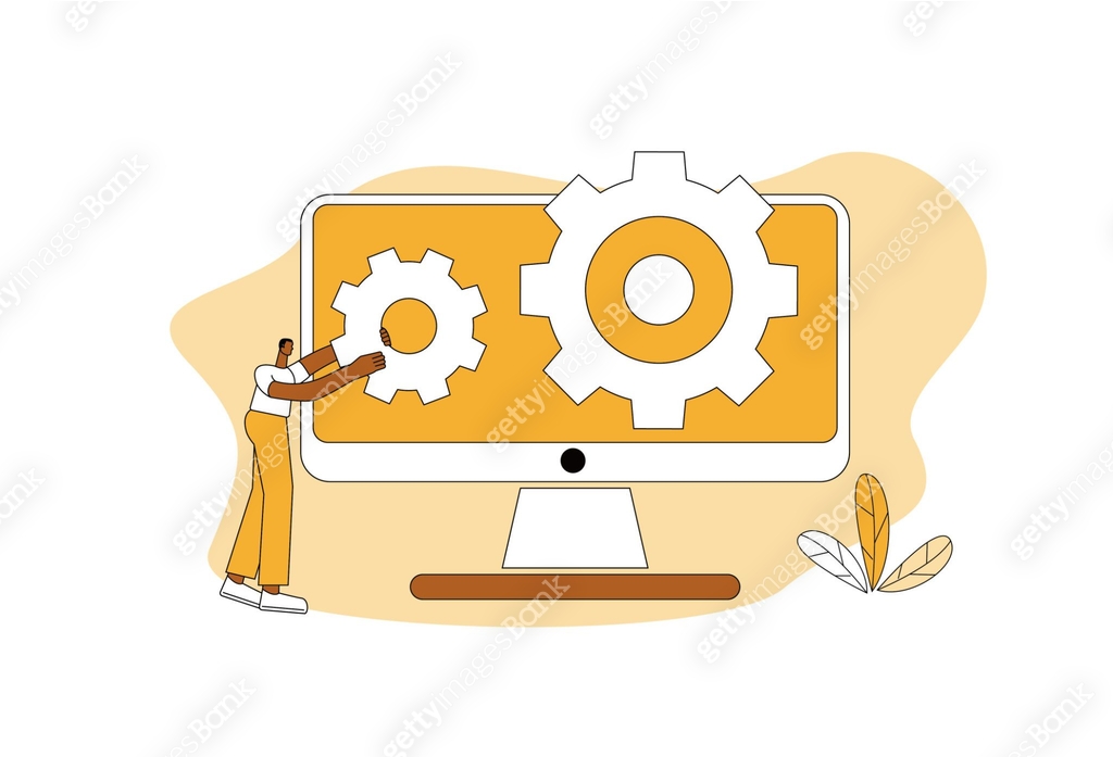 Conceptual diagram of software development, programming, and computer ...