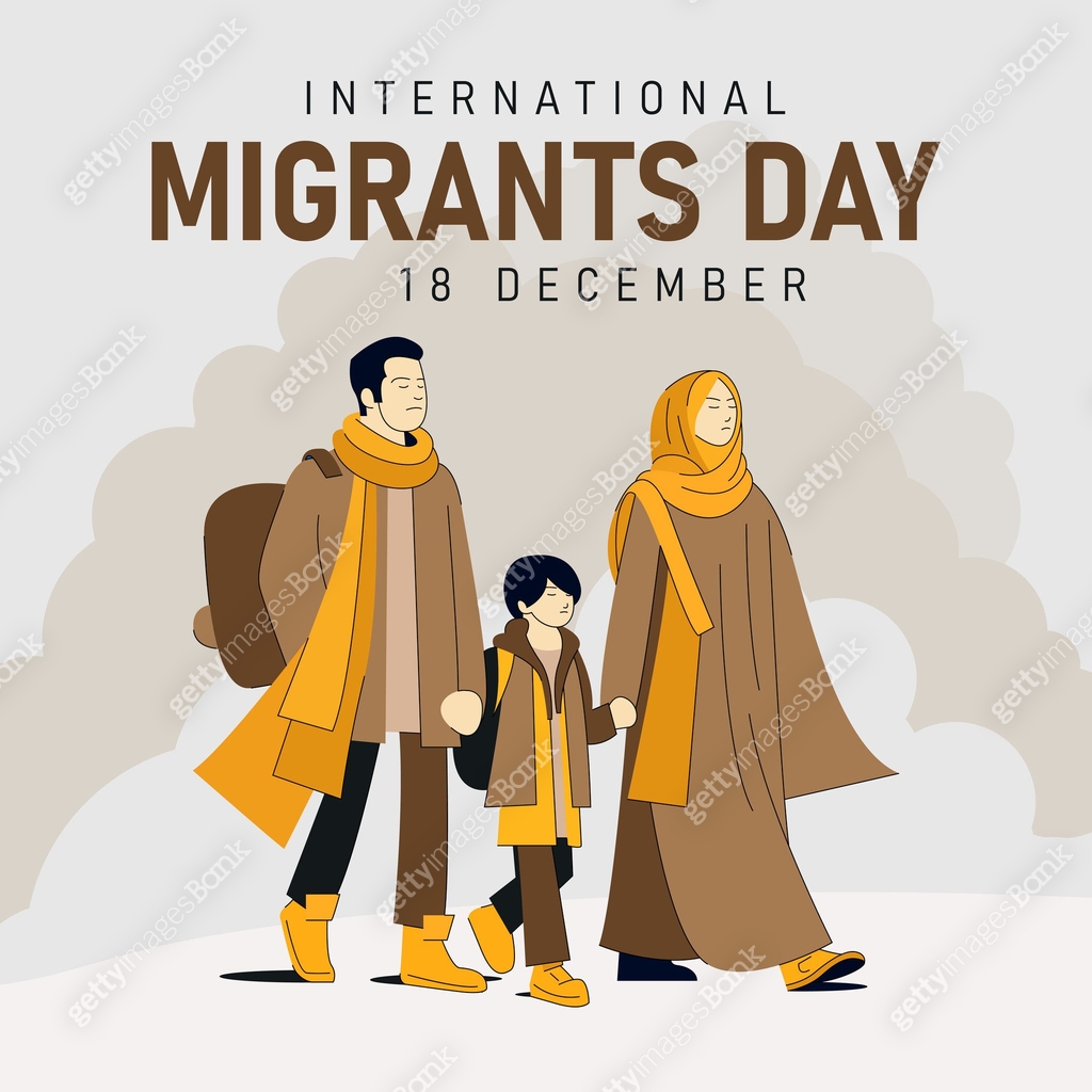 International Migrants Day Poster Social Media Design - Immigrant ...