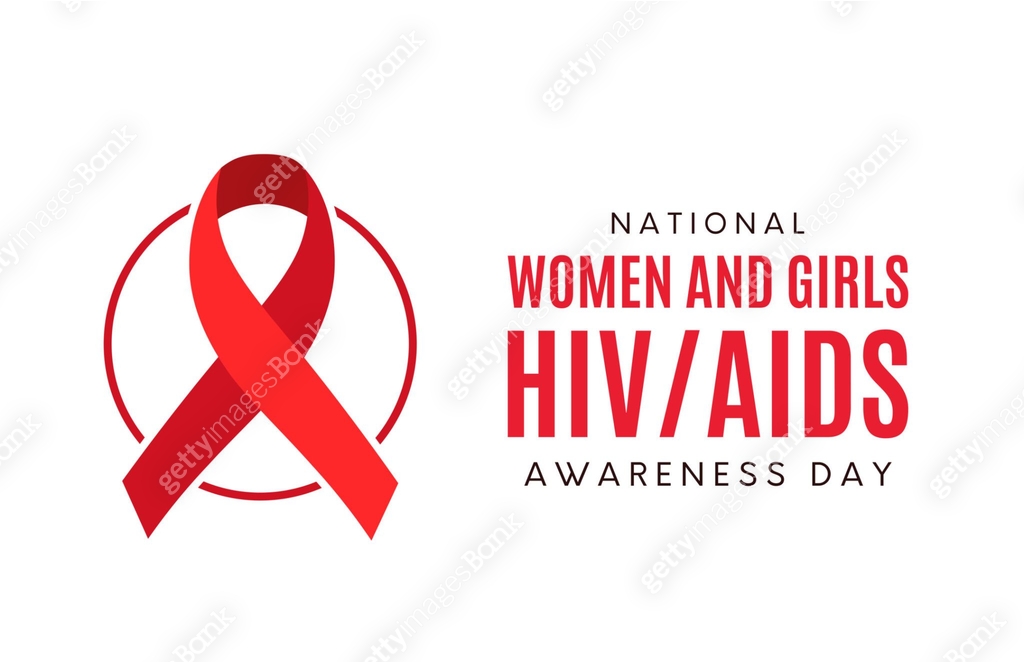 National Women and Girls HIV AIDS Awareness Day card. Vector 이미지 ...