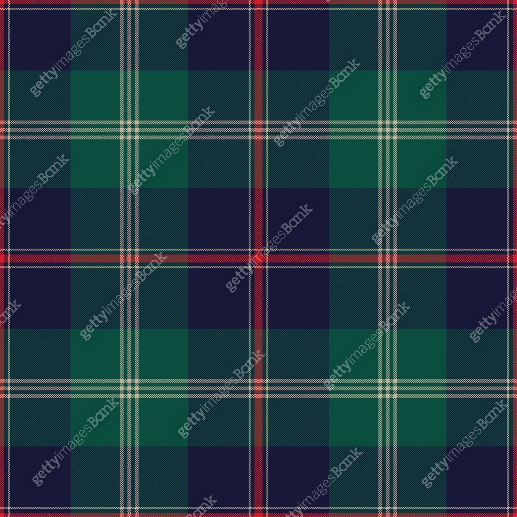 Scotland Pattern Blue Green Blue Scottish Tartan Plaid Pattern Fabric Swatch 이미지 (2200799346 ...
