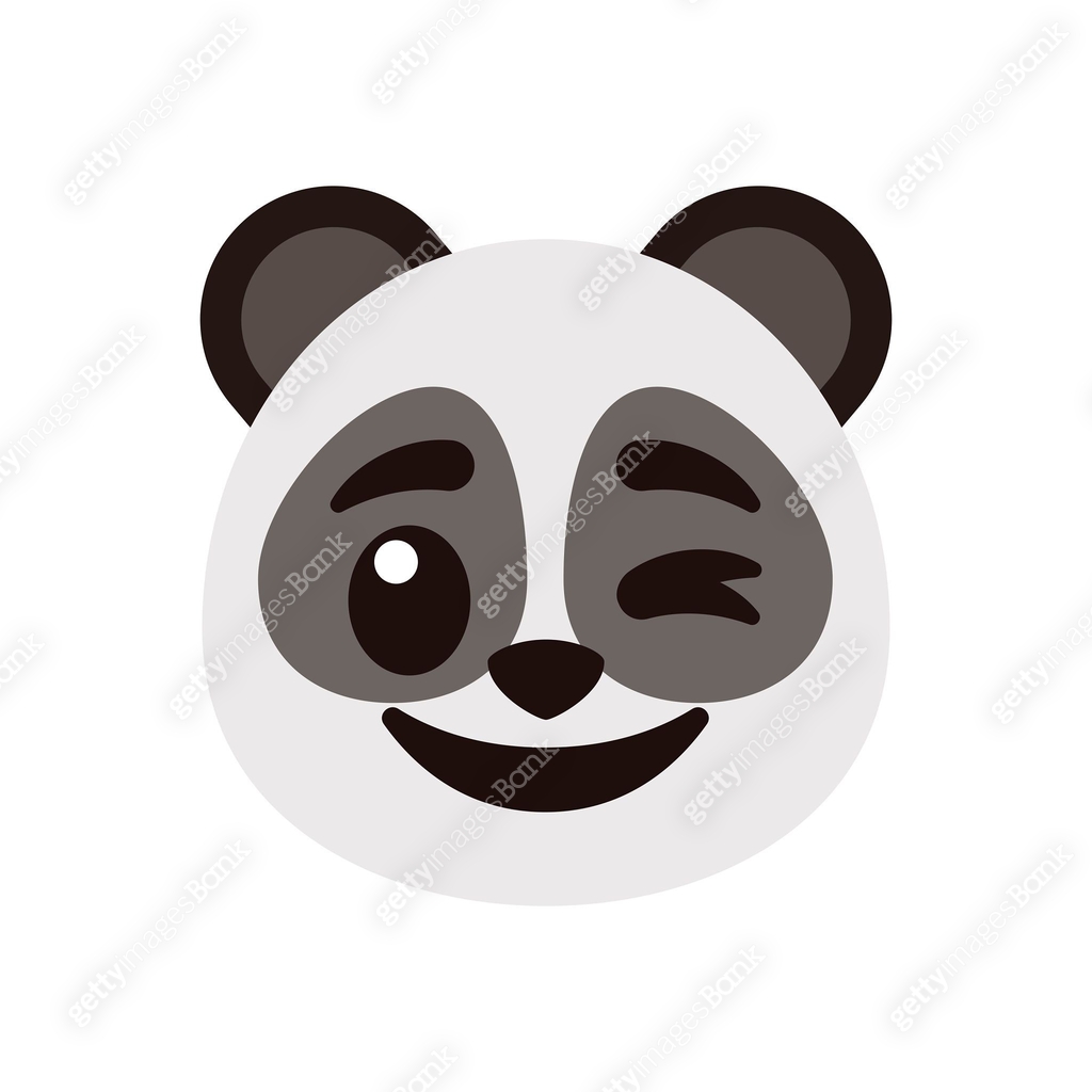 Winking Panda Emoji Icon 이미지 (2224506420) 일러스트, 무료 일러스트 - 게티이미지뱅크