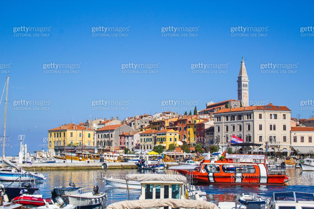 Knapić Rovinj colorful town of Rovinj in Croatia 이미지 (1248689473) - 게티이미지뱅크