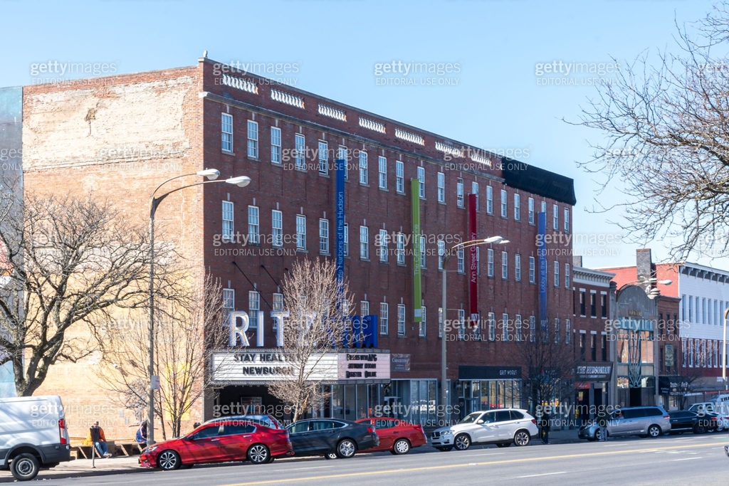 The wide angle view of the historic Ritz Theater. The legendary ...