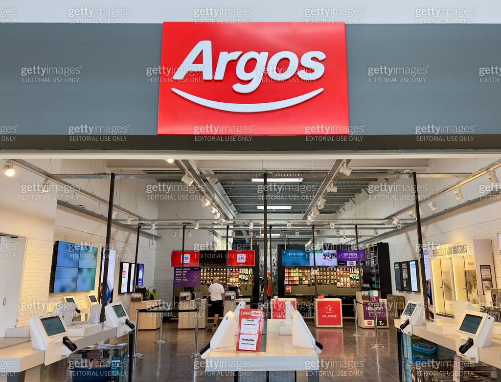 Store Light Argos Argos catalogue retail store inside a Sainsbury's supermarket in the UK ...