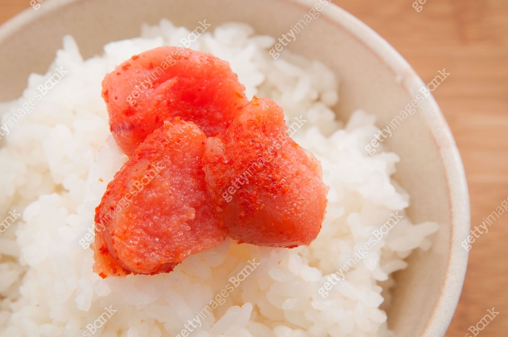 Cod Roe Flavored Rice Seasoning Seasoned cod roe and rice 이미지 (509540534) - 게티이미지뱅크