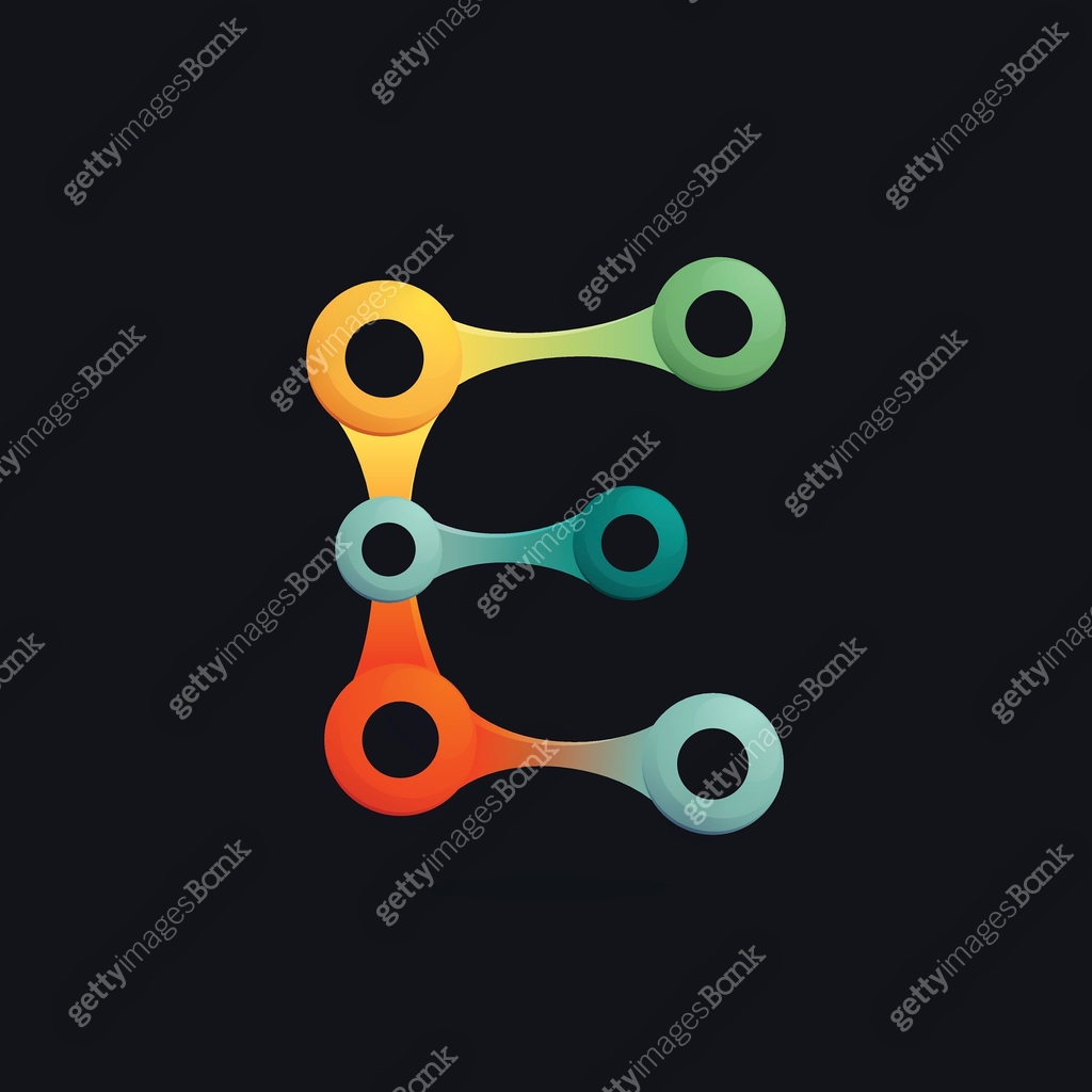 E Icon Vector Letter E icon formed by chain. Connection icon. 이미지 (611091668) 일러스트 ...