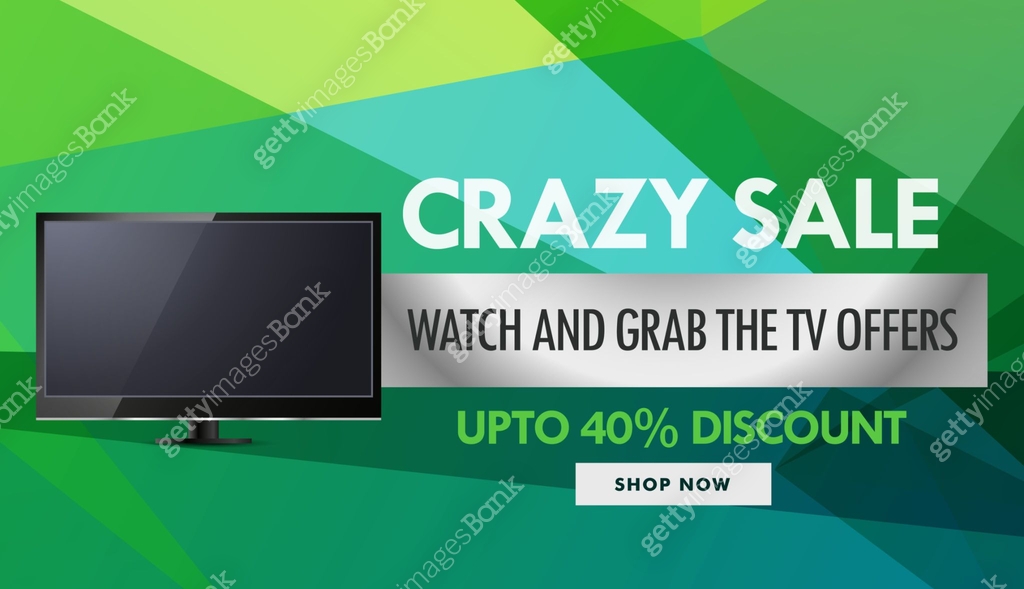 television and electronics sale and discount voucher design template ...