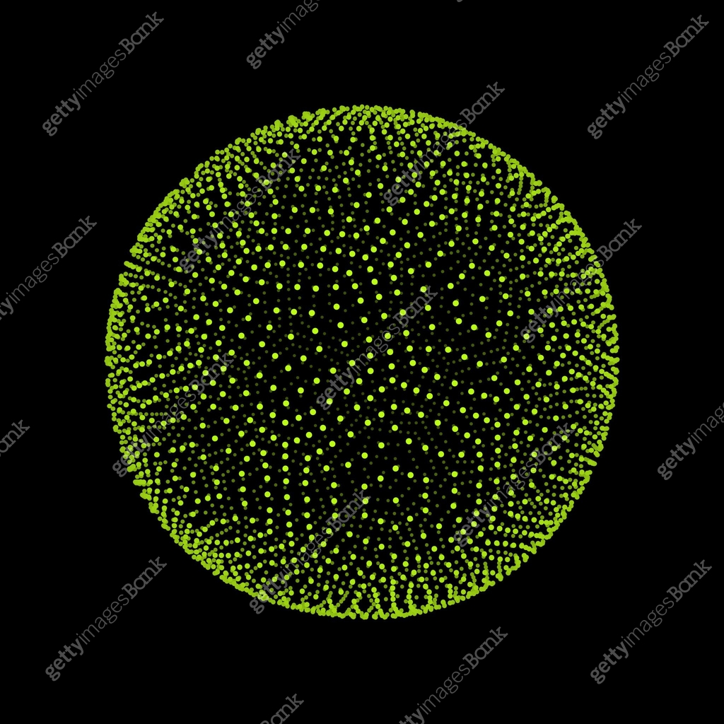 The Sphere Consisting of Points. Abstract Globe Grid. Sphere ...