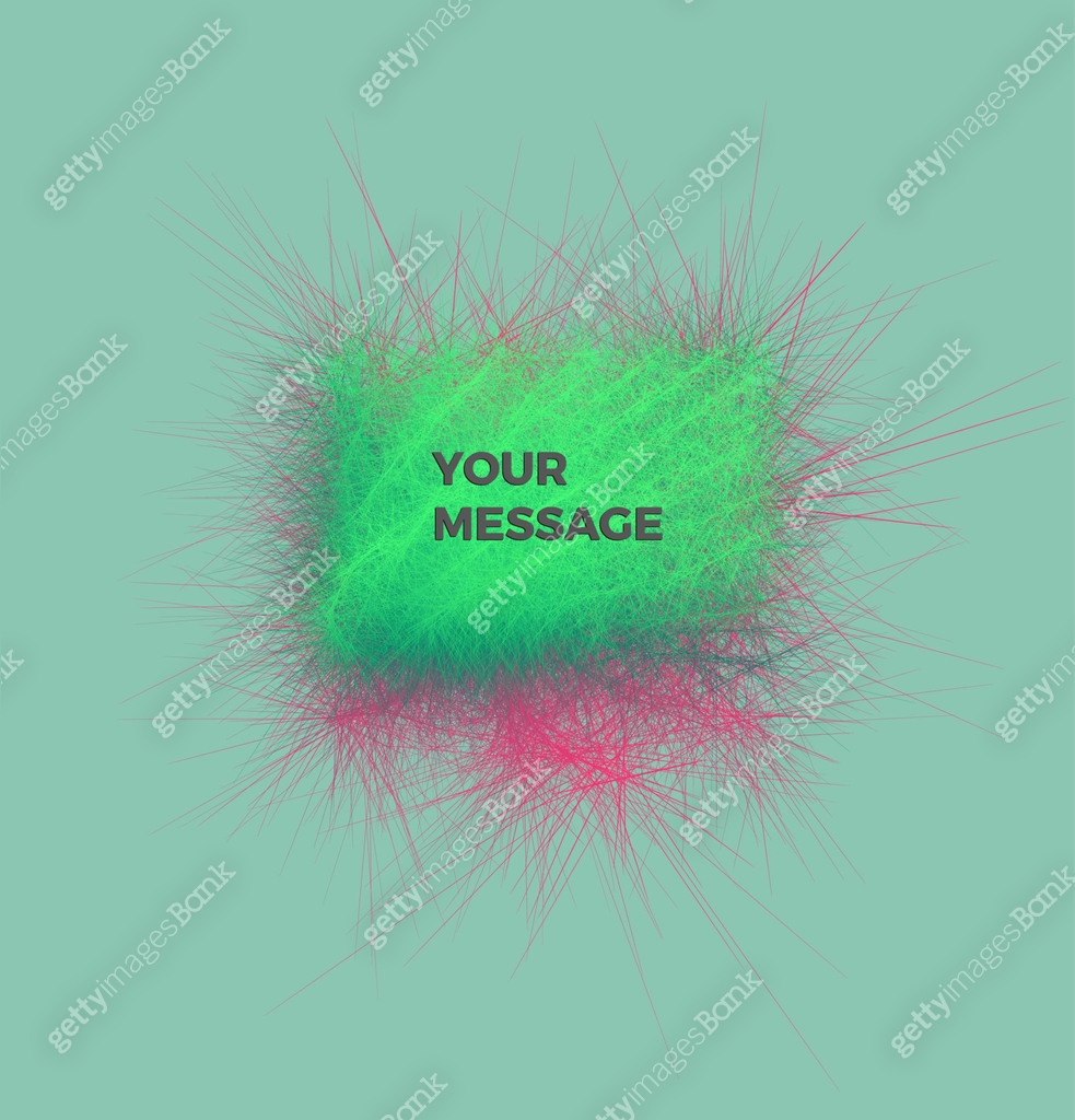 Vector speech bubble for dialogue. The frame consisting of chaotic ...