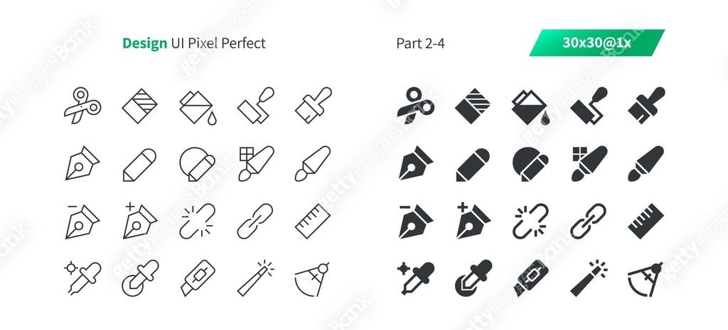 Perfect Vector Graphics Graphic Design UI Pixel Perfect Well-crafted Vector Thin Line And Solid ...