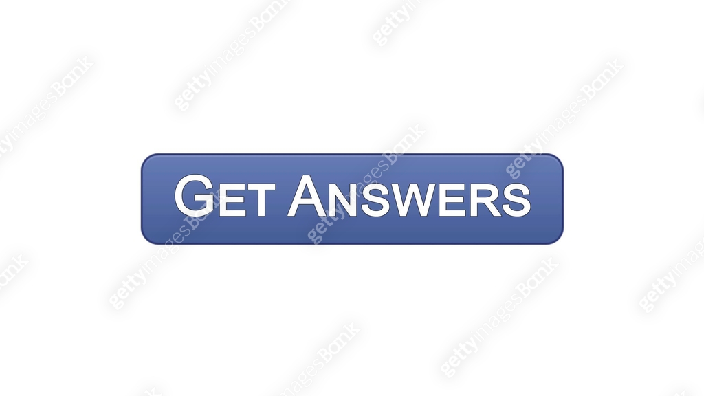 Get answers web interface button violet color, online consultation ...