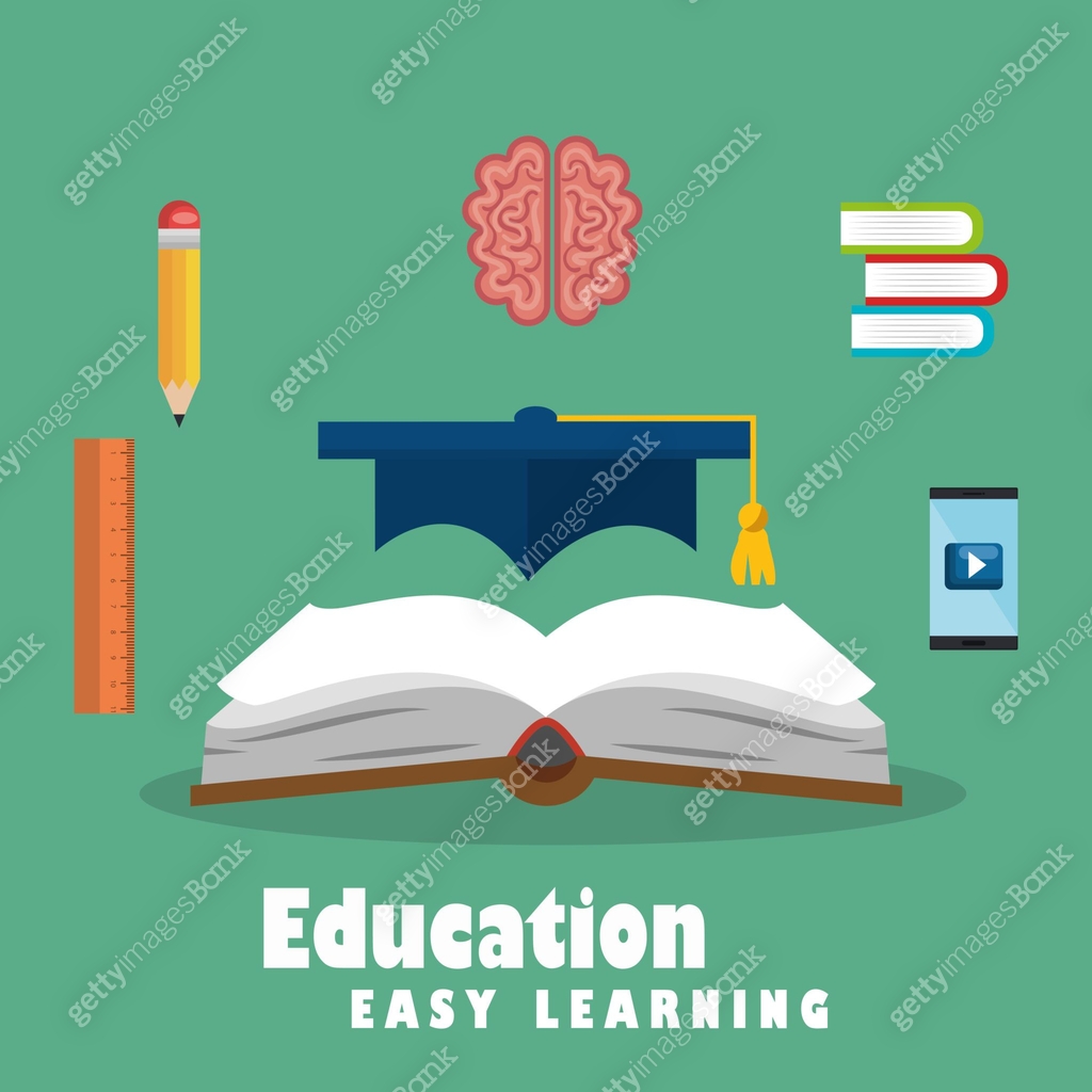 education easy learning set icons 이미지 (954496078) 일러스트, 무료 일러스트 - 게티이미지뱅크