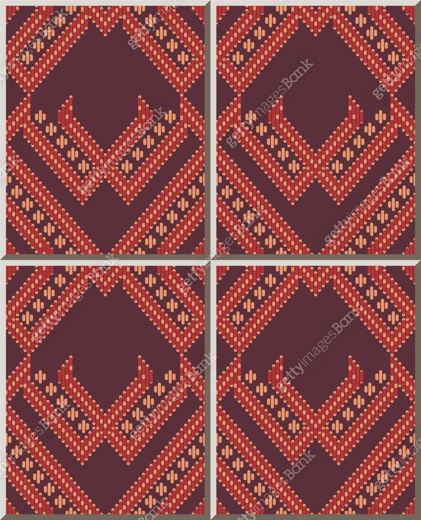 Triangle With Check Block Pattern Ceramic tile pattern Geometry Triangle Check Cross Line 이미지 (963398124 ...