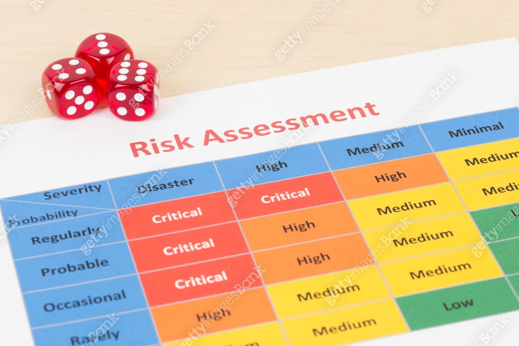 Dice Risk Rating Risk management matrix chart with dice 이미지 (1032041840) 일러스트, 무료 일러스트 ...