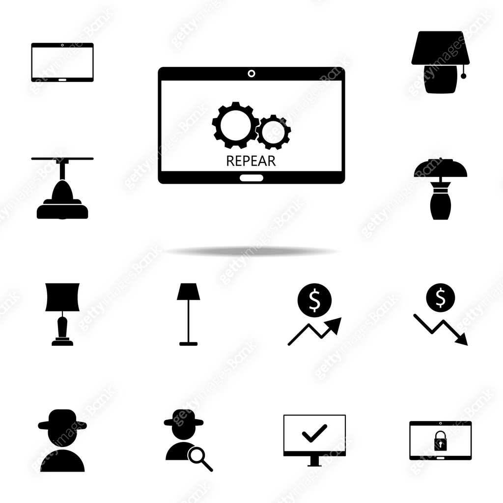 laptop repair icon. web icons universal set for web and mobile 이미지 ...