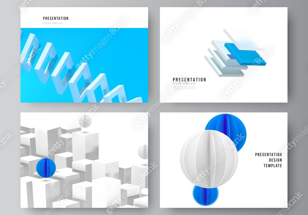 Render Presentation Layout Vector layout of presentation slides design templates, template for ...