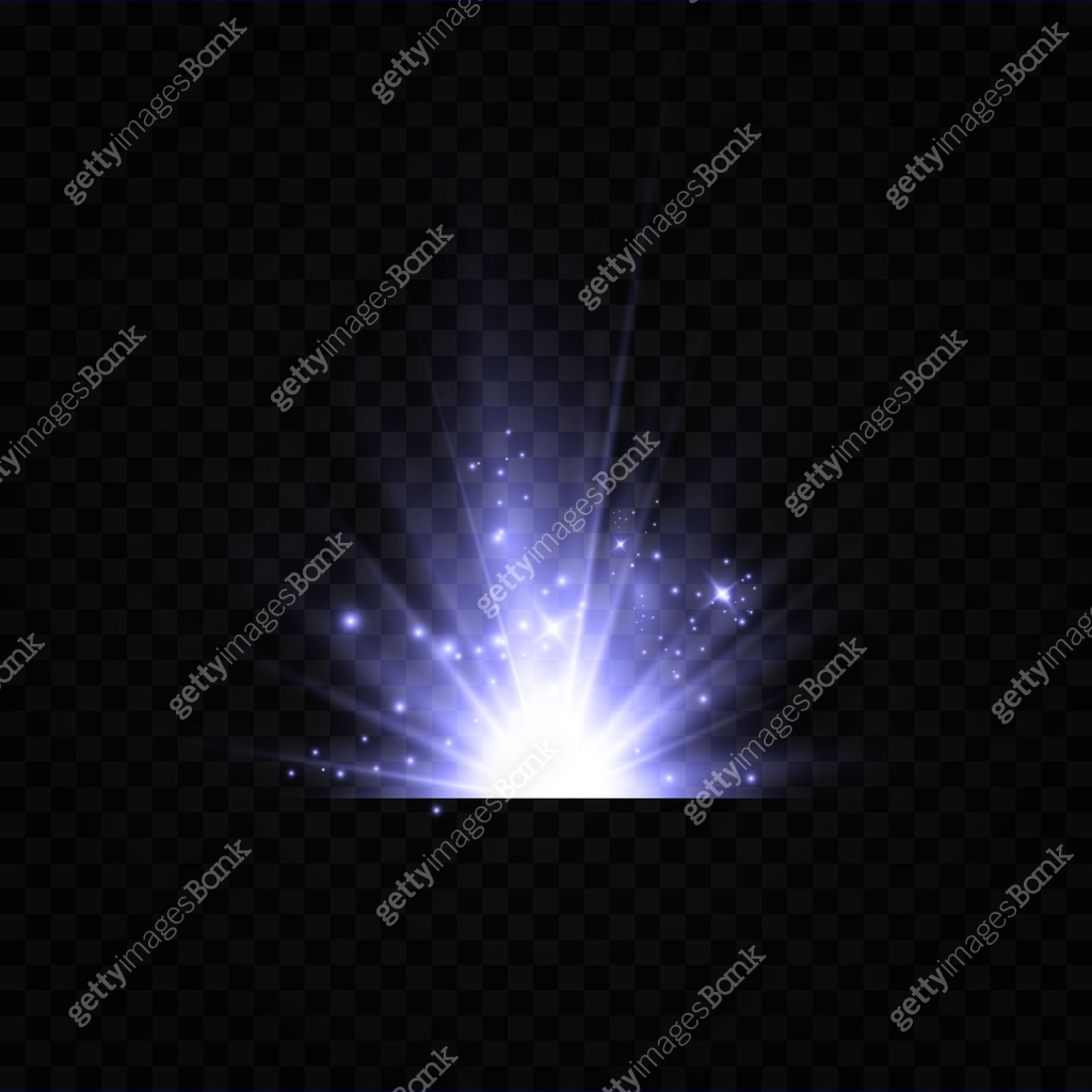 Vector illustration of a blue color.Glow light effect. Vector ...