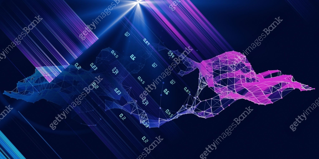 Abstract visualization analyze of artificial intelligence algorithm ...
