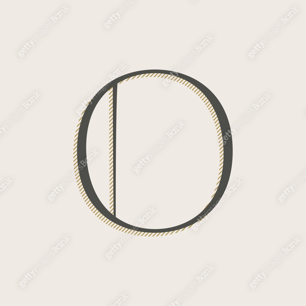 Elegant O letter serif font logo. Classic thin pen lettering with ...