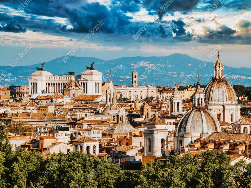 Point De Rome Rome skyline from elevated point of view 이미지 (1271579790) - 게티이미지뱅크