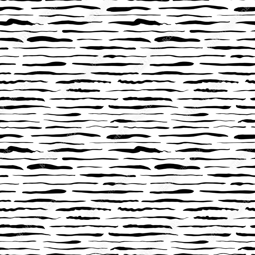 Grunge lines vector seamless pattern. Horizontal dashes 이미지 (1287186736 ...