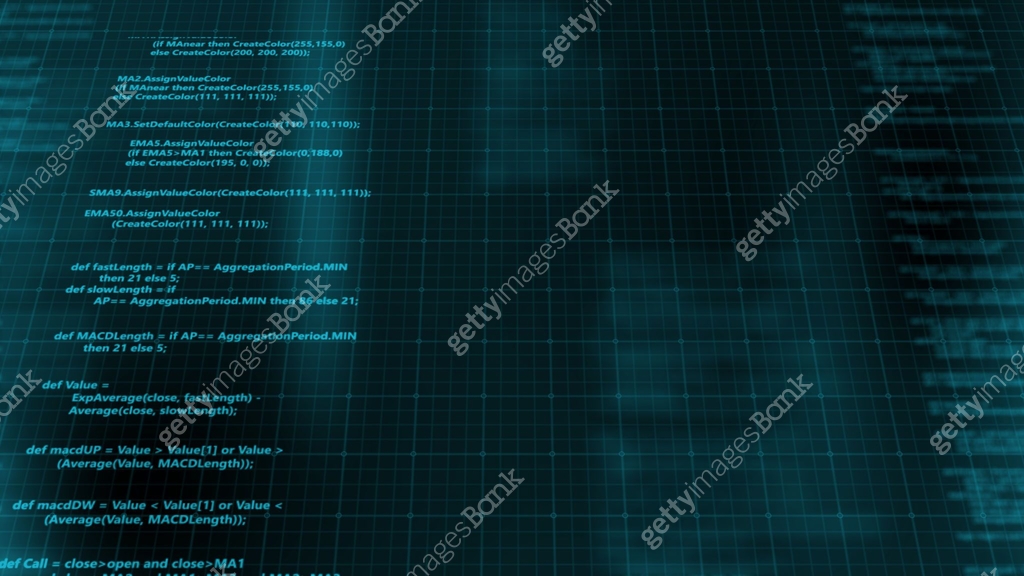 Computer programming data code futuristic digital sci fi cyber space ...
