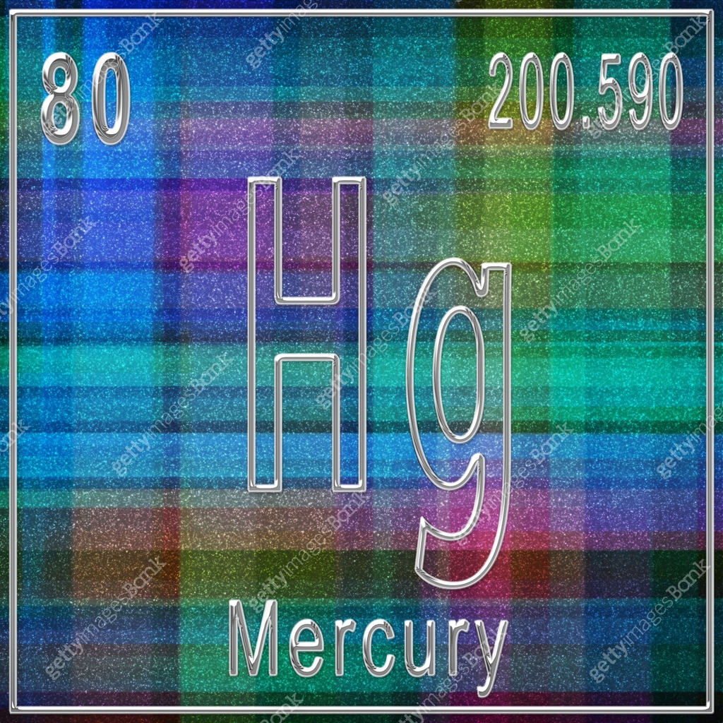 Mercur Element Mercury chemical element, Sign with atomic number and atomic weight 이미지 ...