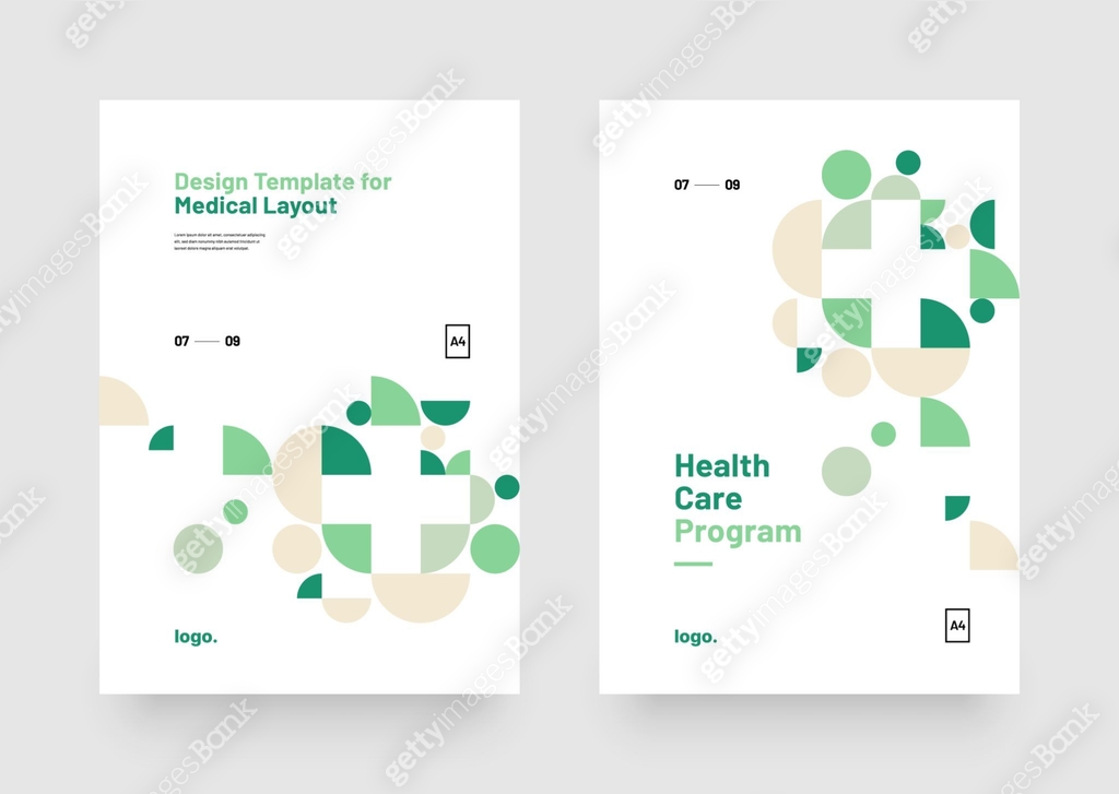 Vector layout design template for medicine. A4 size. 이미지 (1302205529 ...