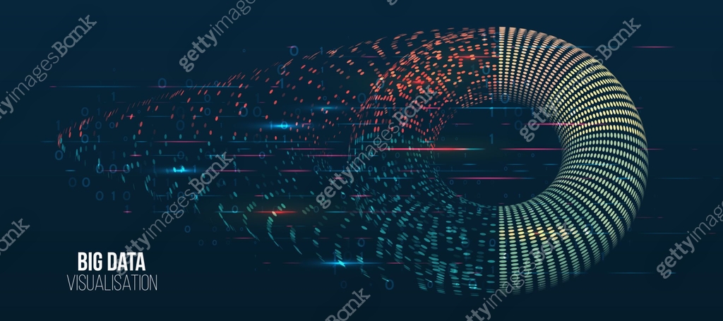 Wide Big data visualization. Machine learning algorithm for information ...