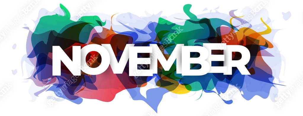 Creative banner of the month of November 이미지 (1307651096) 일러스트, 무료 일러스트 ...