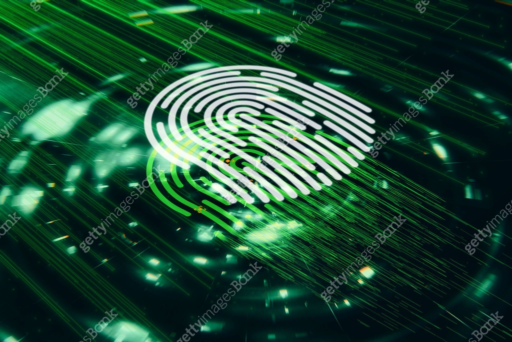 Data Encryption and Fingerprint Scanner 이미지 (1326290831) - 게티이미지뱅크