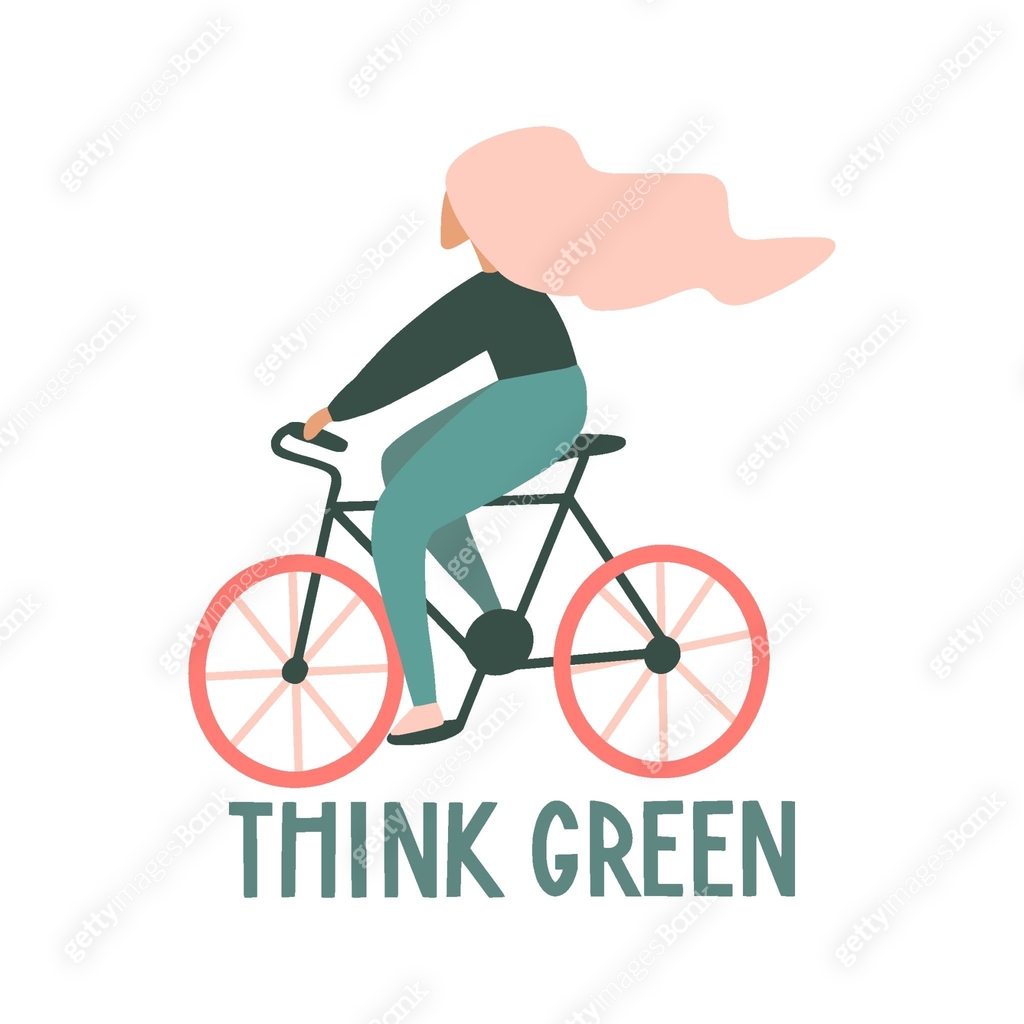 Green Riding Message Think green. Girl riding on bicycle ์ด๋ฏธ์ง (1335562601) ์ผ๋ฌ์คํธ, ๋ฌด๋ฃ ์ผ๋ฌ์คํธ - ๊ฒํฐ ...