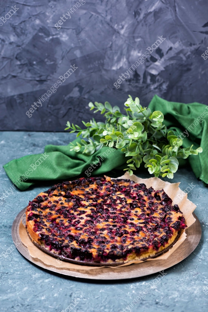 Traditional french pie clafouti with black currants cherries. 이미지 ... Traditional french pie clafouti with black currants cherries. 이미지 ...