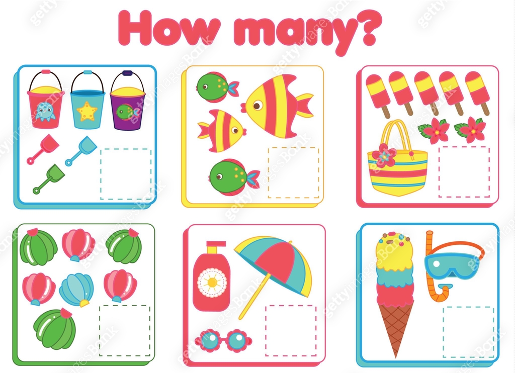 Counting educational children game. Study math, numbers, addition ...