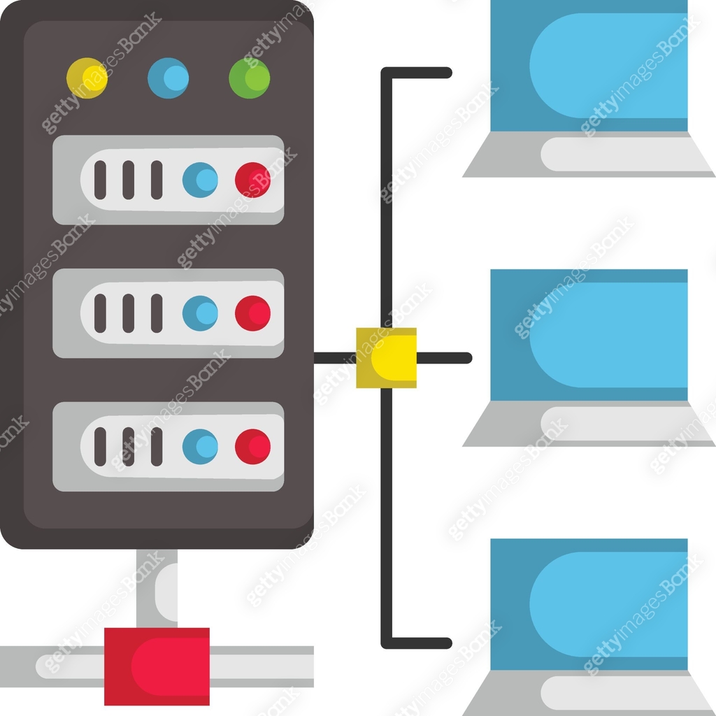 Array Manager Icon Array database management systems Concept, load balancing Vector Color ...