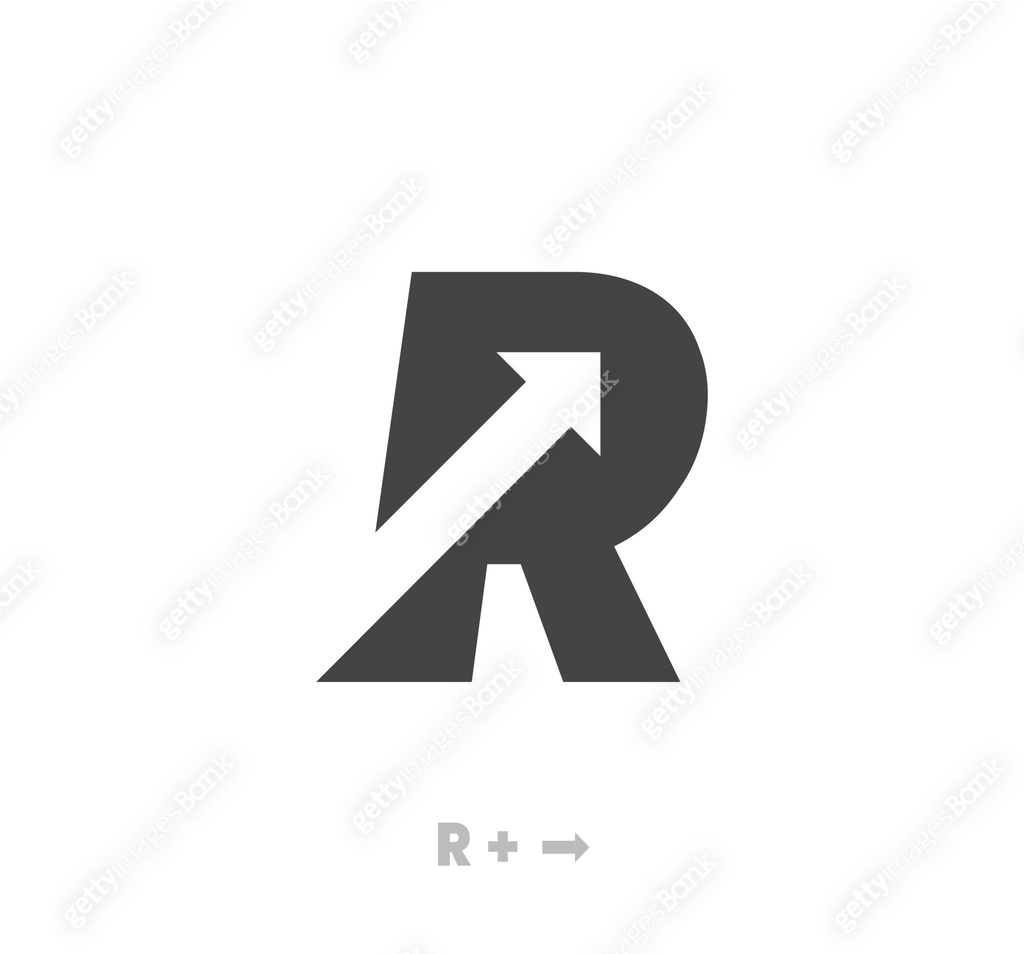 Letter R arrow logo template vector eps. Unique logo. 이미지 (1369802280 ...