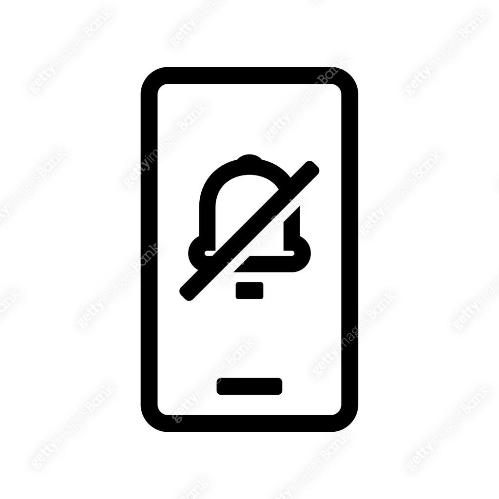 No Mode Sign Mute sign. Silent mode mode. Notification bell ring icon. 이미지 ...