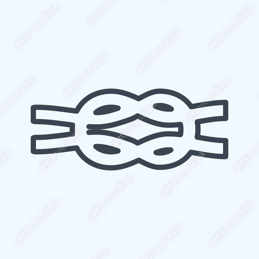 Icon Rope - Line Style - Simple illustration,Editable stroke 이미지 ...