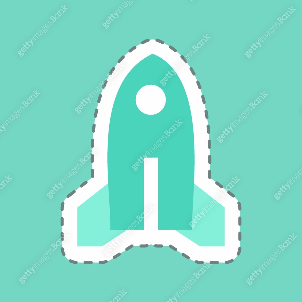 Sticker Toy Jet II Line Cut - Simple illustration 이미지 (1369472153) 일러스트 ...