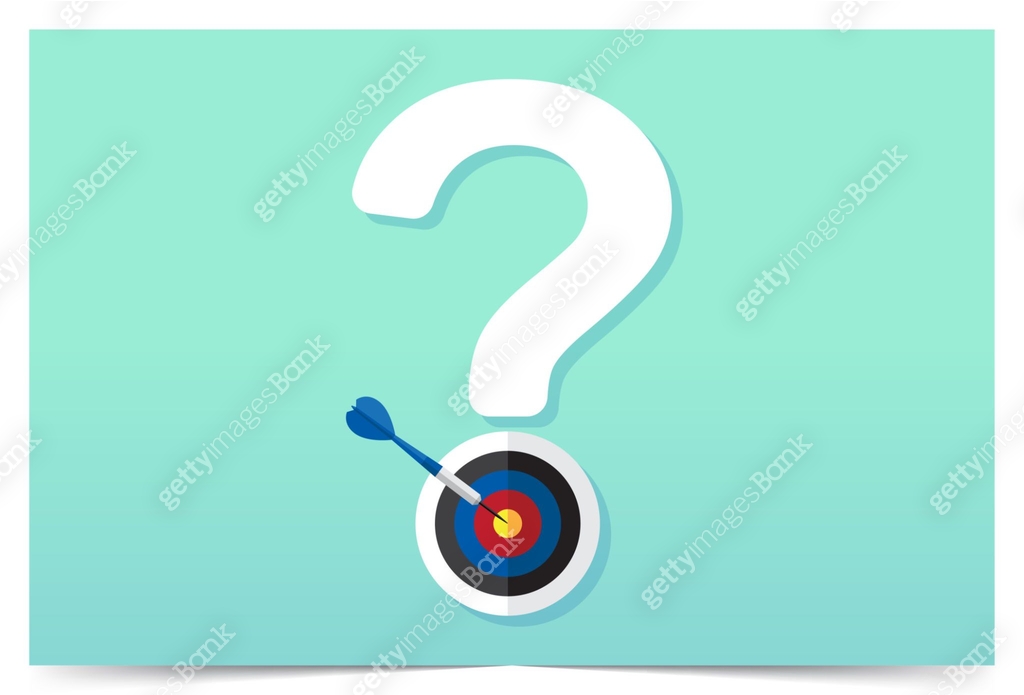 Target with objective questions, Q and A challenge, problem solving ...