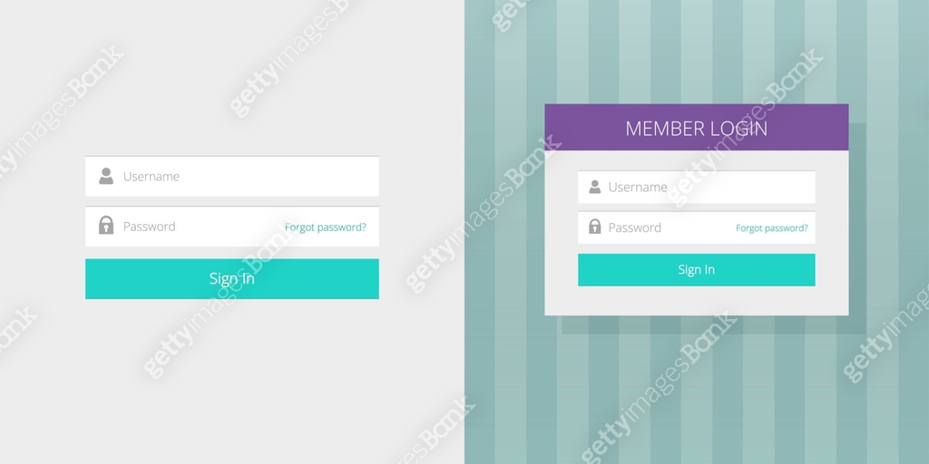 ๐ฅ login form ui design - part 2 Images High... Login page form ui web box with username and password fields for ...