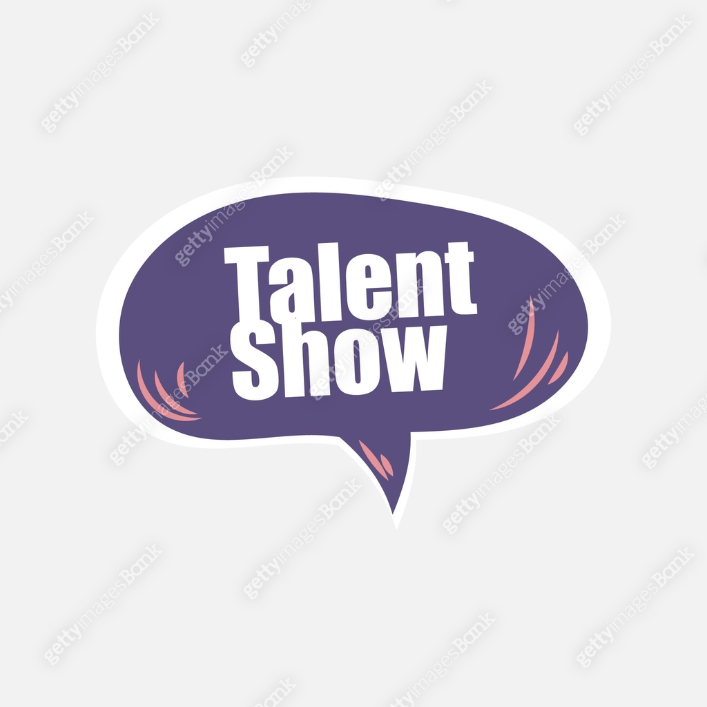 Talent show sticker, handrawn design with text 이미지 (1367996316) 일러스트 ...