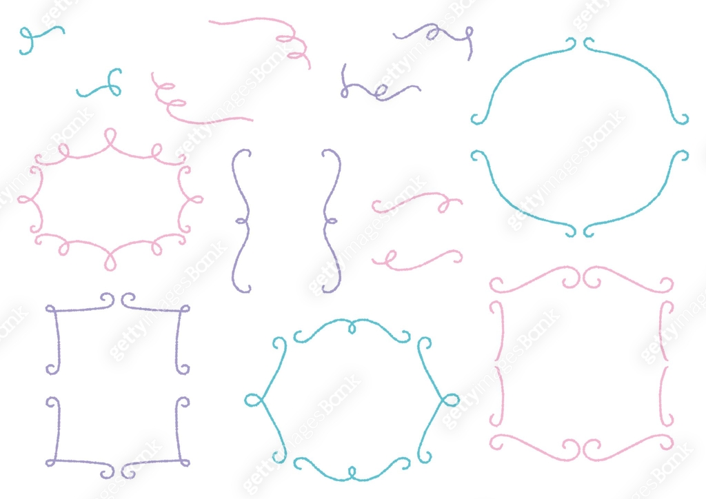 Hand-drawn decorative frame set (bumpy lines) 이미지 (1368698515) 일러스트, 무료 ...
