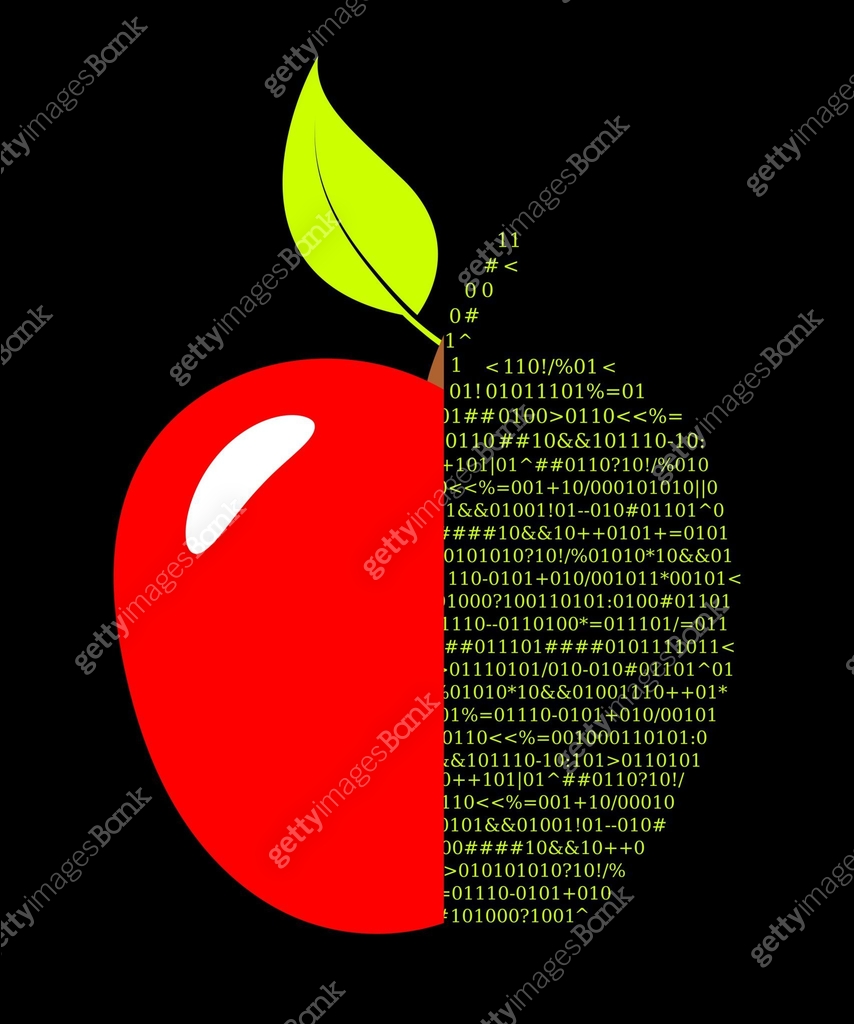 Apple with source code 이미지 (1387879158) 일러스트, 무료 일러스트 - 게티이미지뱅크