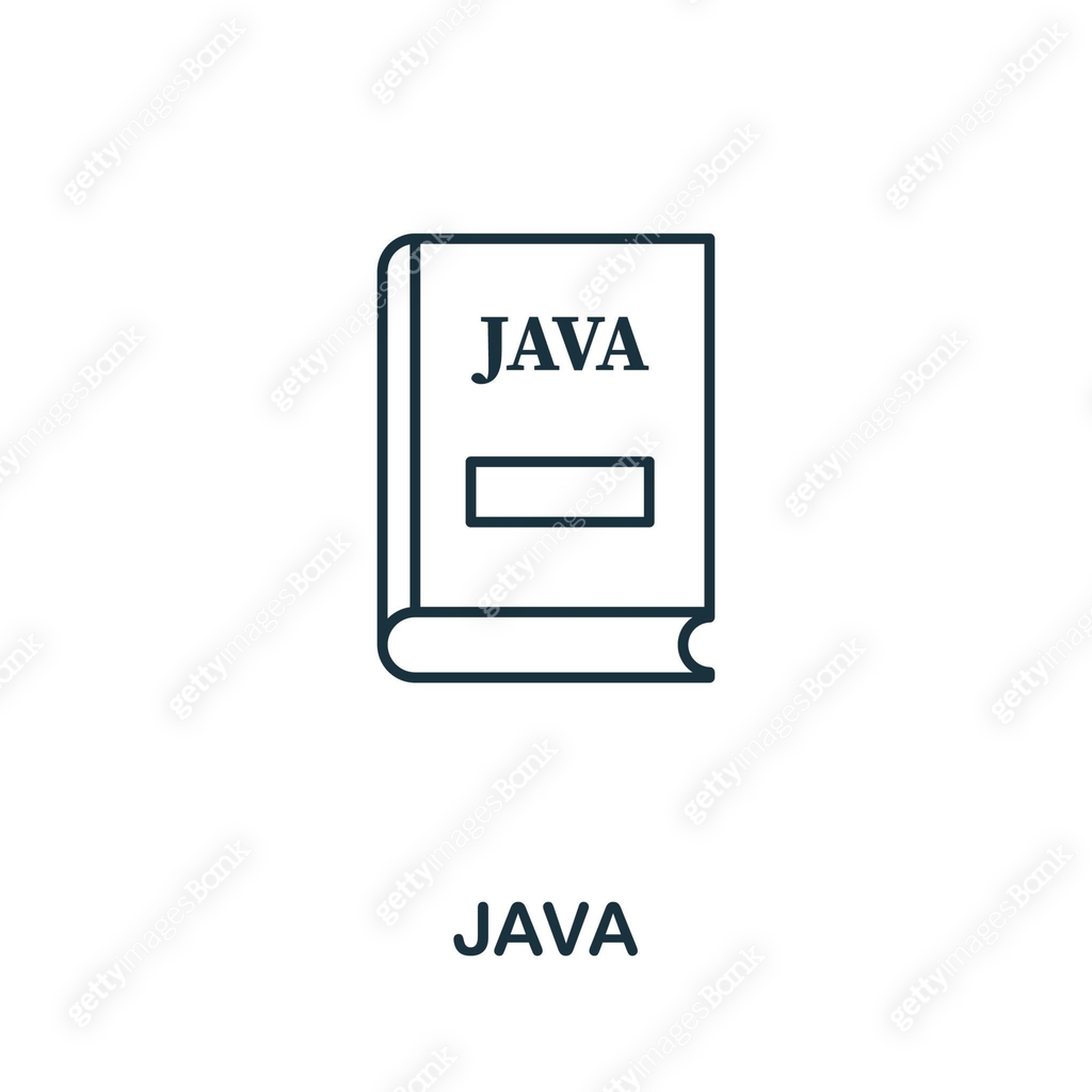 Java line icon. Thin design style from programmer icon collection ...