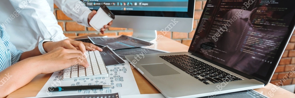 Developing programmer reading computer codes Development Website design ...