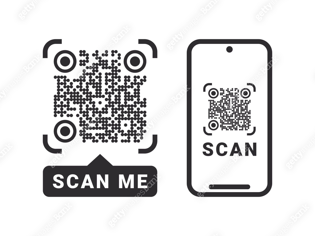 QR code. Quick Response codes. Barcode sign. Scan QR code flat icon ...