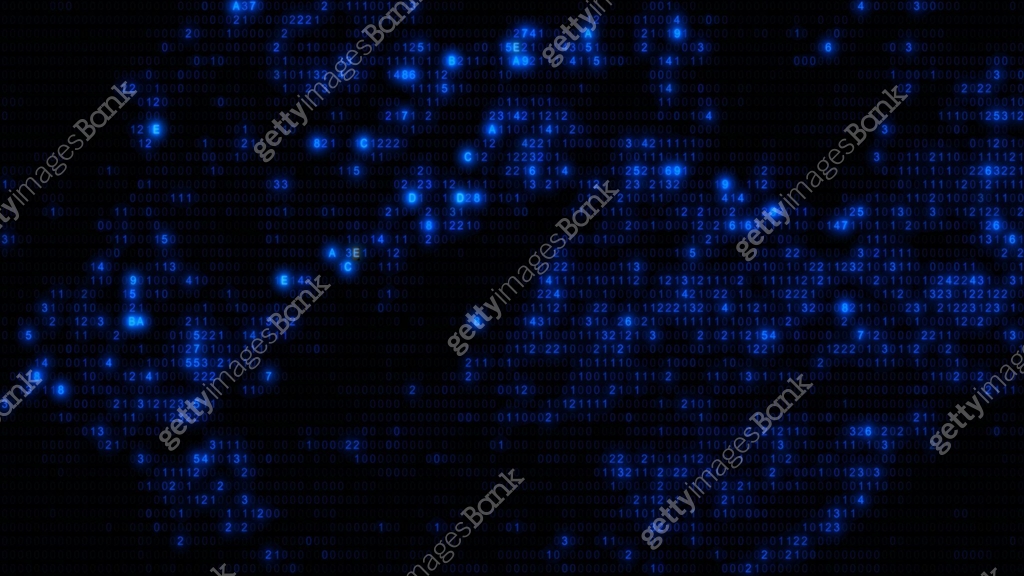 Abstract Blue Computer Hex Code Machine Learning Algorithm Hud Design ...