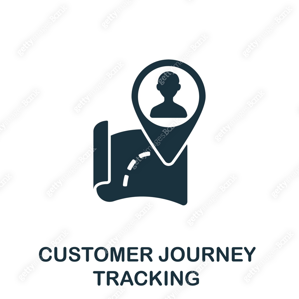 Customer Journey Tracking icon from digitalization collection. Simple ...
