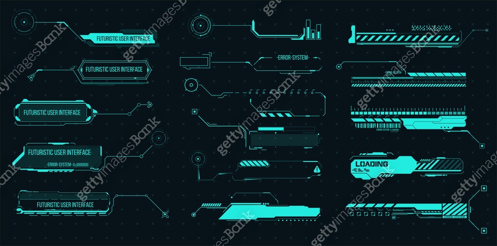Tech Callouts Vector Callouts titles. Callout bar labels, information call box bars and ...